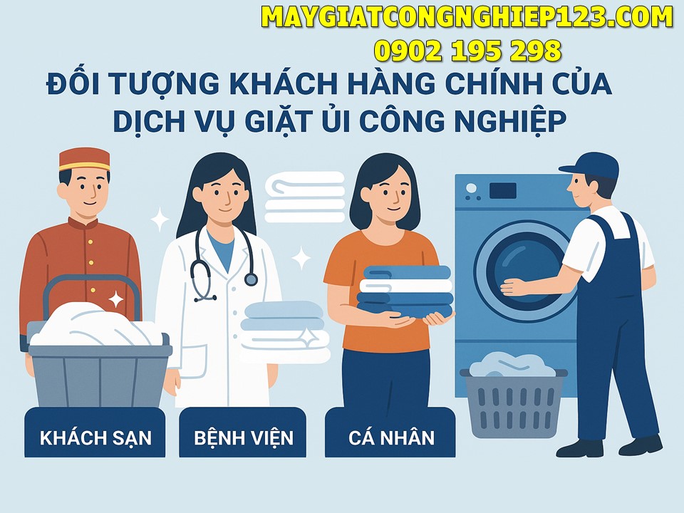 Đối tượng khách hàng của xưởng giặt là Đối tượng khách hàng của xưởng giặt là